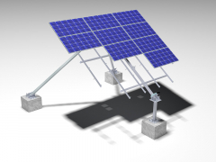MRac Smart Horizontal Single Axis Tracking Solar PV Mounting System